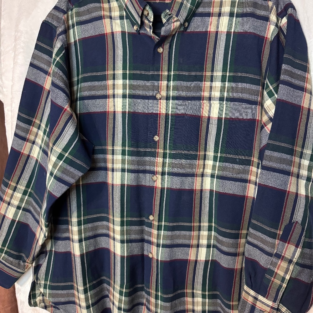 VINTAGE Pendleton Shirt Mens Size xl Button Up Sir Pendleton Virgin Wool Plaid*